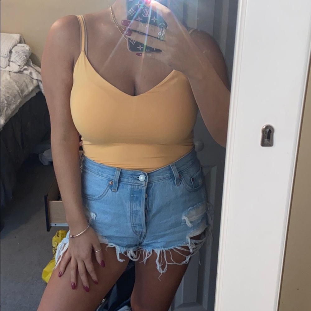 Yellow Bodysuit- moving sale!! Make me an offer